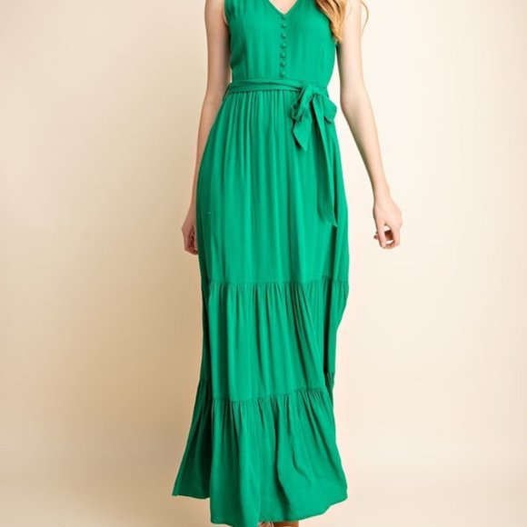 🔅LAST ONE🔅 Gracefully Tiered Maxi Dress - Picture 3 of 13